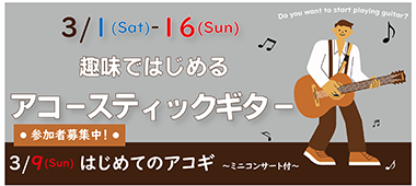 趣味ではじめるアコースティックギター